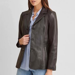 Brown Genuine Leather Jacket